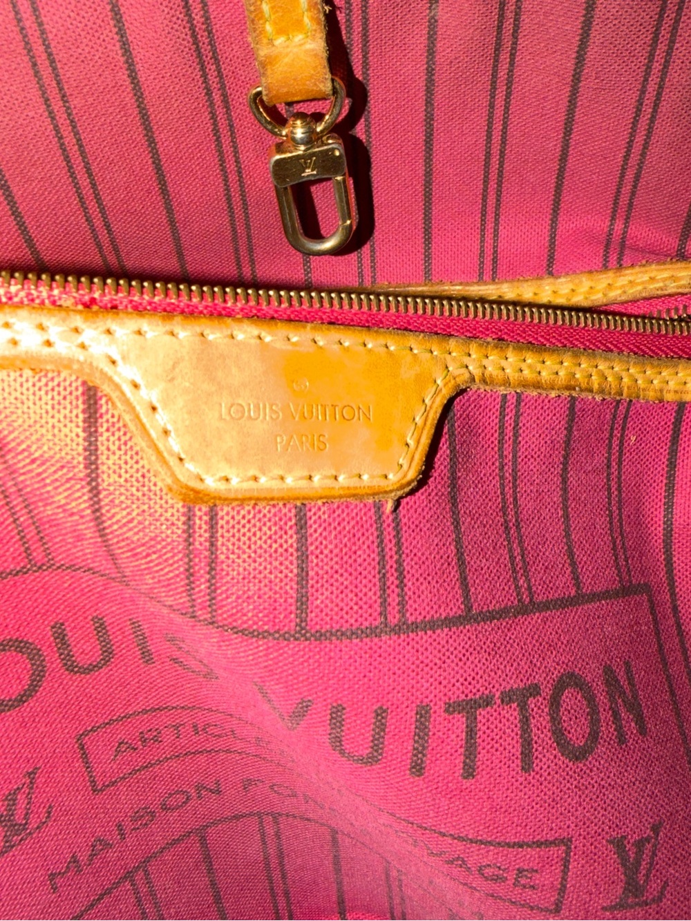 Louis Vuitton Monogram Canvas Tote in Brown - Picture 7 of 11
